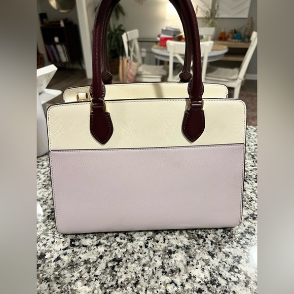 Kate Spade Cream and Light Pink Satchel - Picture 2 of 9